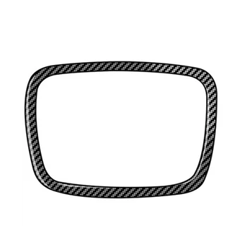 За Toyota Prius 60 серия 2020-2023 Черно покритие пръстен на волана на колата е от въглеродни влакна Вътрешна украса на капачката на дограма - Изображение 1  