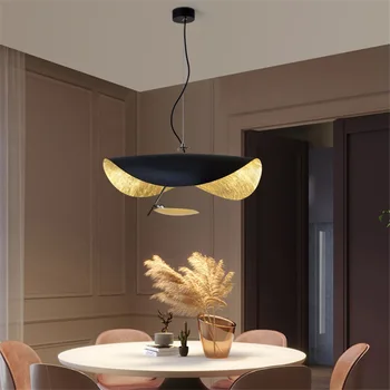 Окачен led лампа в скандинавски стил, кухненски лампа, подвесная нощно шкафче, подвесная лампа в трапезарията, таванско помещение, начало декор, вътрешно осветление - Изображение 1  