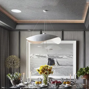 Окачен led лампа в скандинавски стил, кухненски лампа, подвесная нощно шкафче, подвесная лампа в трапезарията, таванско помещение, начало декор, вътрешно осветление - Изображение 2  