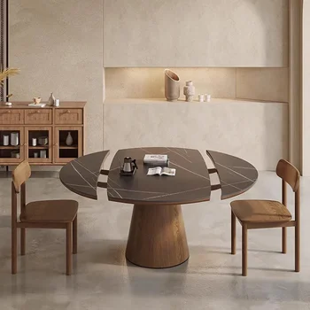 Комбинация от места за хранене маси В Хола Модерен Дизайнерски Кът за Слушалки Nordic Conjuntos De Salas De Jantar Кухненски Мебели - Изображение 1  