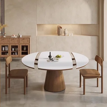 Комбинация от места за хранене маси В Хола Модерен Дизайнерски Кът за Слушалки Nordic Conjuntos De Salas De Jantar Кухненски Мебели - Изображение 2  