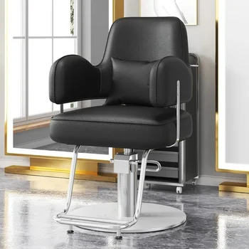 Луксозно съвременно коса стол с шампоан, Ергономичен шампоан, коса стол за салон за красота, обзавеждане за салон за красота Silla Barberia SR50SF - Изображение 1  
