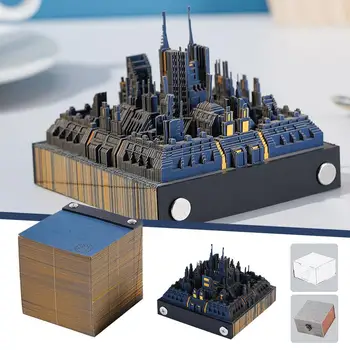 Sky City 3D Дизайн бележки Замъка Приказна Бележник 3D Стикери Принцеса за scrapbooking Кавайные аксесоари, Сувенири за Подарък партита - Изображение 1  