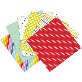 24 Листа Дъгова хартия за бродерия, подложки за рязане, шаблони за рисуване, оригами, изработване на картички за scrapbooking - Изображение 2  