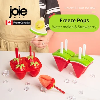 Форма за плодов сладолед Joie Freeze Pops за деца - готвач на барове за сладолед у дома с помощта на тази лесна за употреба форма за приготвяне на плодов сладолед - Изображение 1  