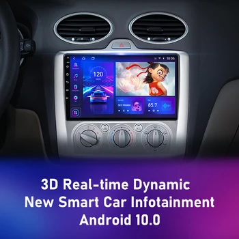 Srnubi Android 11 Автомагнитола за Ford Focus 2 3 Mk2 Mk3 2004 2005-2011 Мултимедиен плейър GPS Навигация 2Din Carplay Стерео DVD - Изображение 2  