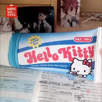 Hello Kitty Sanrio Kawaii Момиче Creative Stuff Забавни Паста За Зъби, Чанти И Калъфи За Писалки Старшеклассник Канцелярская Скоростна Забавен Студентски Подарък - Изображение 2  