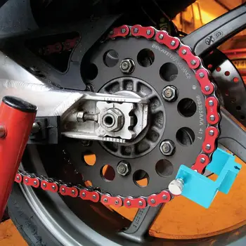 Инструмент за изравняване на верига, мотоциклет Звездичка Универсален метален инструмент за ремонт на мотоциклети Heavy MX ATV ForHonda - Изображение 2  