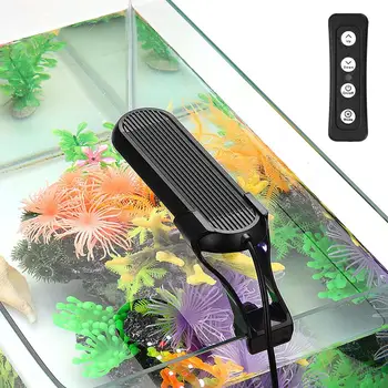 Мини аквариум с led подсветка, аквариум с водни пейзажи, 14 цвята за осветяване на малки тревни площи, Озеленяване I4T2 - Изображение 1  