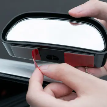 360-Градусная Стикер На Огледалото Слепи Зони За Паркинг На Колата На Заден Ход Безопасността На Движението По Пътищата Широкоугольное Куполна Помощно Огледало За Обратно Виждане - Изображение 1  