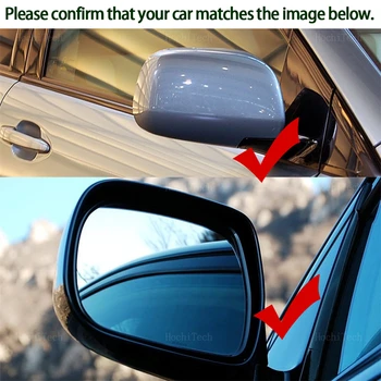 Лявото и Дясното в Страничните Огледала за Обратно виждане с Широк зрителен Ъгъл за Lexus RX300 RX330 350 400H 03-08 за Toyota Hilux Vigo 05-15 - Изображение 2  