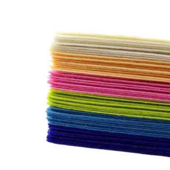 CMCYILING Многоцветен филцови тъкани Лоскутная кърпа, за да работи от полиестер, Пухкава листове - Изображение 2  