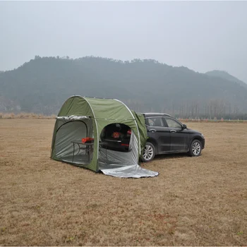 Военен зелен suv, коли, палатки, колоездене, палатки Може да се свърже към задната част, на палатка може да се приложи към тентам с мек покрив. - Изображение 2  