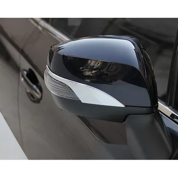 ABS Хромированное Обстановка на Купето за Обратно виждане Странично Стъкло на Огледалото за Обратно виждане Тапицерия на Веждите, За Subaru Outback 2015 2016 2017 2018 2019 2020 - Изображение 2  