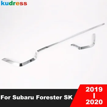 За Subaru Forester SK 2019 2020, Хромирани елементи заден долен броня, Формоване долната решетка на радиатора, Декоративна лента, автомобилни Аксесоари - Изображение 1  