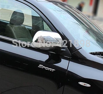За Toyota Highlander 2008-2013 ABS Хромово покритие на страничните огледала за Обратно виждане 2 бр. Стикери за автомобилни аксесоари - Изображение 1  