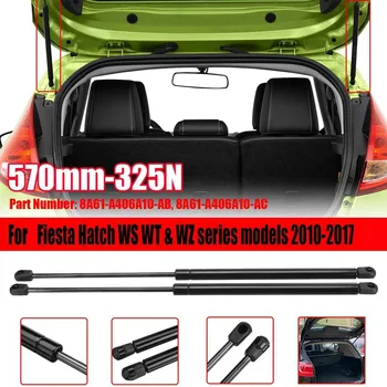 2 елемента Газови Багажник Багажника Задната Врата на Колата Повдигаща Газова Пружина за Ford Fiesta Хечбек Модели от Серията WS WT WZ 2010-2017 570 мм 325N - Изображение 1  