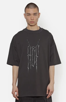 Новата Реколта Тениска С Логото на Arnodefrance Liquid Metal, Свободни Выстиранные Ежедневни тениски, Градинска Облекло - Изображение 1  