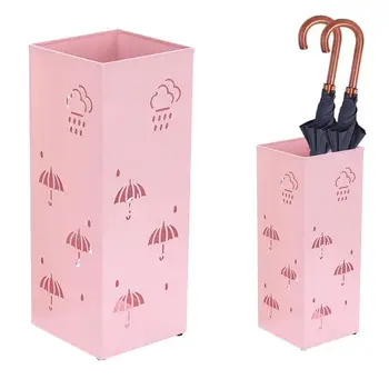 Поставка за чадър Квадратен държач за чадър за мултифункционален домашен офис Декор за входни зони, Коридори, Магазини, Хотели - Изображение 2  