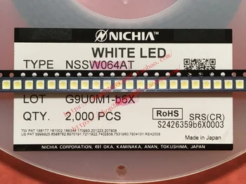 50шт/ NSSW064AT кръпка 3528 супер ярък 6000 До положителен бяла светлина led лампи мъниста за автомобили - Изображение 1  