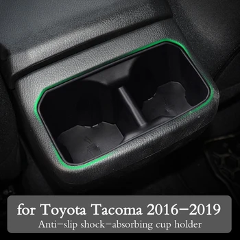 За Toyota Tacoma 2016-2019 Автомобили Полагане на PVC, Държач за Чаши Вода, Кутия За Съхранение, устойчива на плъзгане Тампон, Фиксиран Държач За Напитки, Автоаксесоари - Изображение 2  