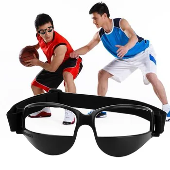 Баскетболни спортни очила за тренировка на главата със защита от падане (черни) - Изображение 1  