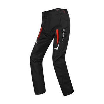 Мотоциклетни панталони FEHER, мъжки мотоциклетни панталони за мотокрос, защитни панталони с висока проходимост, ежедневни панталони за каране на мотоциклет, черни - Изображение 2  