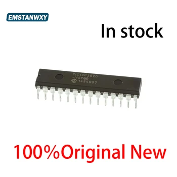 100% Нов пакет PIC18F2520-I/SP, DIP-28 чисто Нов оригинален оригинален чип на микроконтролера IC (MCU/MPU/SOC) - Изображение 1  