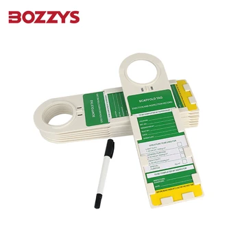 Кръгла богат на функции благородна етикет BOZZYS на строителни гори за запис на разглеждане на строителни гори и изключване за предупреждение за техническо обслужване - Изображение 1  