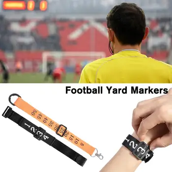 Облекло на футболен съдия Екипировка за затягане найлон верига на футболен двор Тренировочная маркиране на Официални маркери Лого съдия на състезания Y X1w1 - Изображение 1  
