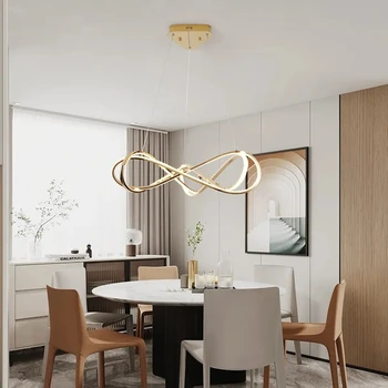 Нови творчески Модерни led висящи лампи Подвесная лампа за масата за хранене хола, кухня, кабинет Продуктова осветителни тела - Изображение 2  