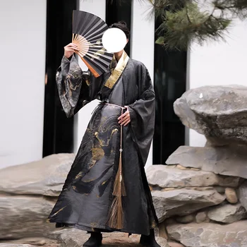 Мъжете-фехтовачи, княз, учен, китайски Ханфу, широк ръкав, фотоохия, дреха на свещеник-аоиста, cosplay, драматичен костюм YJJN - Изображение 1  