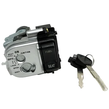 Ключа за запалване на мотоциклет с 2 клавишите, блокиране на ключовете в събирането, запалване, бочкообразный заключване за оловен SHmode SH150 PCX - Изображение 1  