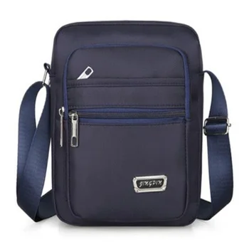 2023 Мъжки найлонова чанта през рамо, чанта-месинджър, ежедневни Найлонова чанта с цип, модерна чанта-тоут, пътни Мъжки чанти през рамо, Новост - Изображение 2  