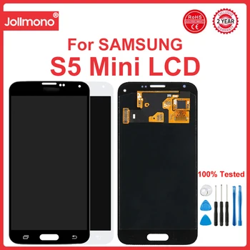 Мини-дисплей Super AMOLED S5, за Samsung Galaxy S5 Mini G800 G800F G800H LCD дисплей Със Сензорен Екран и Цифрователем В Събирането на - Изображение 1  