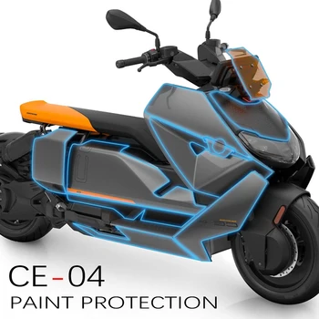 Защита на боята на Мотоциклета За BMW CE04 CE-04 CE 04 Фолио Против надраскване TPU Paint Total Protection Комплекти Стикери, За Защита на купето - Изображение 1  