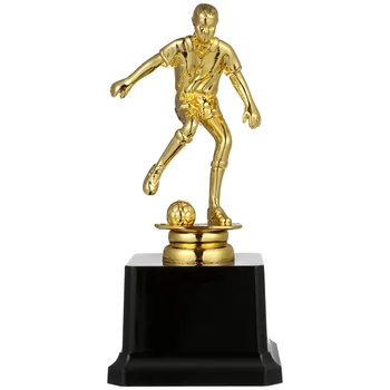 Златна награда Купа-трофей Спортни състезания Пластмасова статуетка за футбол, баскетбол, бадминтон Сувенирни празници - Изображение 1  