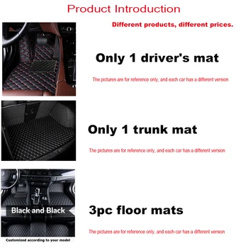 Обичай Автомобилни стелки за Renault Captur 2014 2015 2016 2017 автоматично Накладки за краката авто килим калъф - Изображение 2  