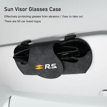 Авто Козирка За Очила Кутия За Съхранение На Слънчеви Очила Притежателя Органайзер За Renault Megane Clio Kadjar Captur Sandero Arkana Duster Koleos - Изображение 1  