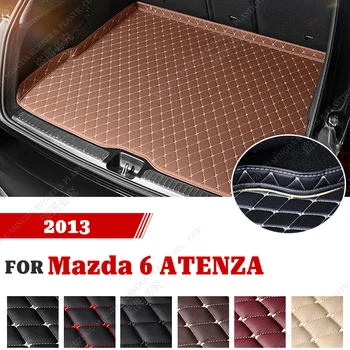 Непромокаема подложка в багажника на колата LUTEHIL с високо страна за Mazda 6 Atenza 2013, килим за карго подложка, Аксесоари за интериор, Нескользящее дъното - Изображение 1  