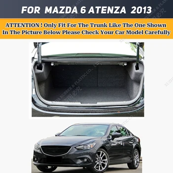 Непромокаема подложка в багажника на колата LUTEHIL с високо страна за Mazda 6 Atenza 2013, килим за карго подложка, Аксесоари за интериор, Нескользящее дъното - Изображение 2  