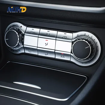 Оформление на Автомобила Централната Конзола Бутон Климатик Довършителни Етикети ABS За Mercedes Benz C117 CLA X156 GLA W176 W246 A B Class - Изображение 1  