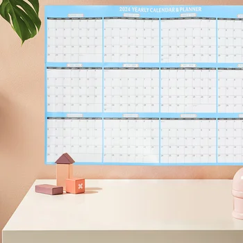 Стенни календари в 2024 година Празничен 2024 година Месечната planner, Календар за срещи Висящи календари Календари в 2024 година Домашен офис - Изображение 2  