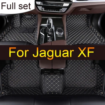 Автомобилни Постелки За Jaguar XF Седан 2008 2009 2010 2011 2012 2013 2014 2015 Потребителски Автоматично Накладки За Краката Аксесоари За килими - Изображение 1  