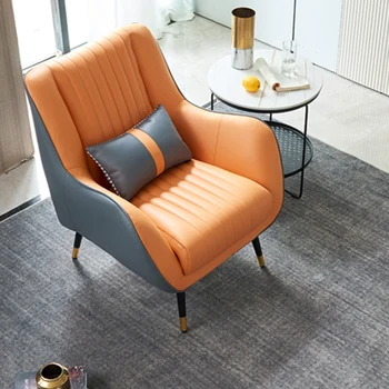 Дизайнерски грим Столове за хол Луксозно дизайнерско кресло за отдих, Спалня обзаведени с мебели за почивка - Изображение 2  