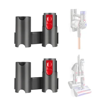 2 Чифта щеткодержателей на присоске за безжична прахосмукачка Дайсън V7 на V8, V10 V11 V12 V15 - Изображение 2  