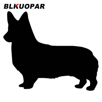 BLKUOPAR Стикер За Автомобил С Кучето Corgi, Индивидуалност, Устойчиво На Надраскване Стикер, Водоустойчив Прозорец, Хладилник, Мотоциклет, Защита на Вратата на Колата - Изображение 1  