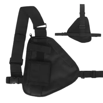 Нагрудная чанта-прашка, триъгълни чанта през рамо, дневната чанта на гърдите, мъжки ежедневни раница с един пагон, скута чанти, месинджър - Изображение 1  