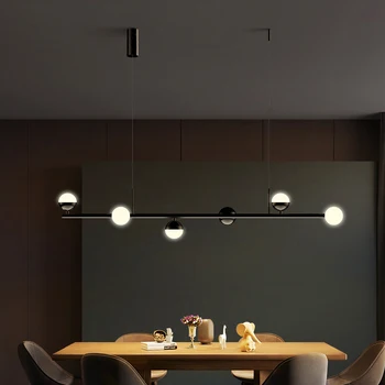 Съвременната простота Led висящи лампи Спалня Дъска за кухня Ресторант Полилей Декорация на дома, Окачена лампа - Изображение 1  