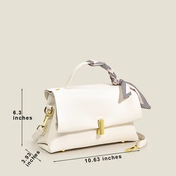 Тенденцията 2023 Дамски модерна чанта с къса дръжка за Чанта през рамо Висококачествени портмоне от изкуствена кожа Реколта женствена чанта през рамо - Изображение 2  